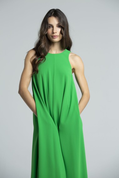 Vestito lungo Roxanne Verde